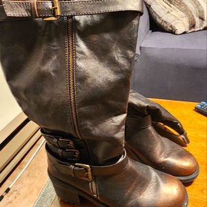 Maurice Gold Toe Accent tall boots 9 1/2